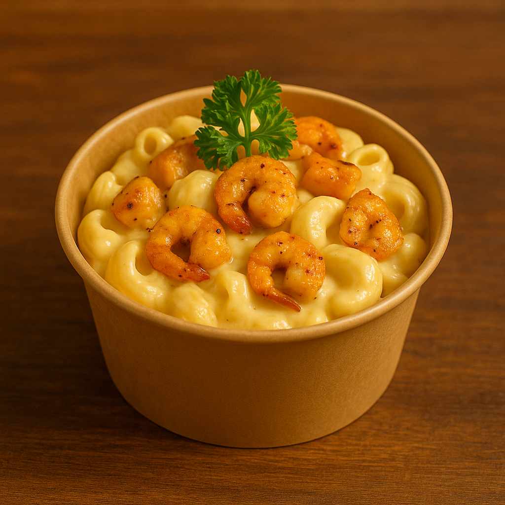 Creamy Cheese Pasta - Prawns
